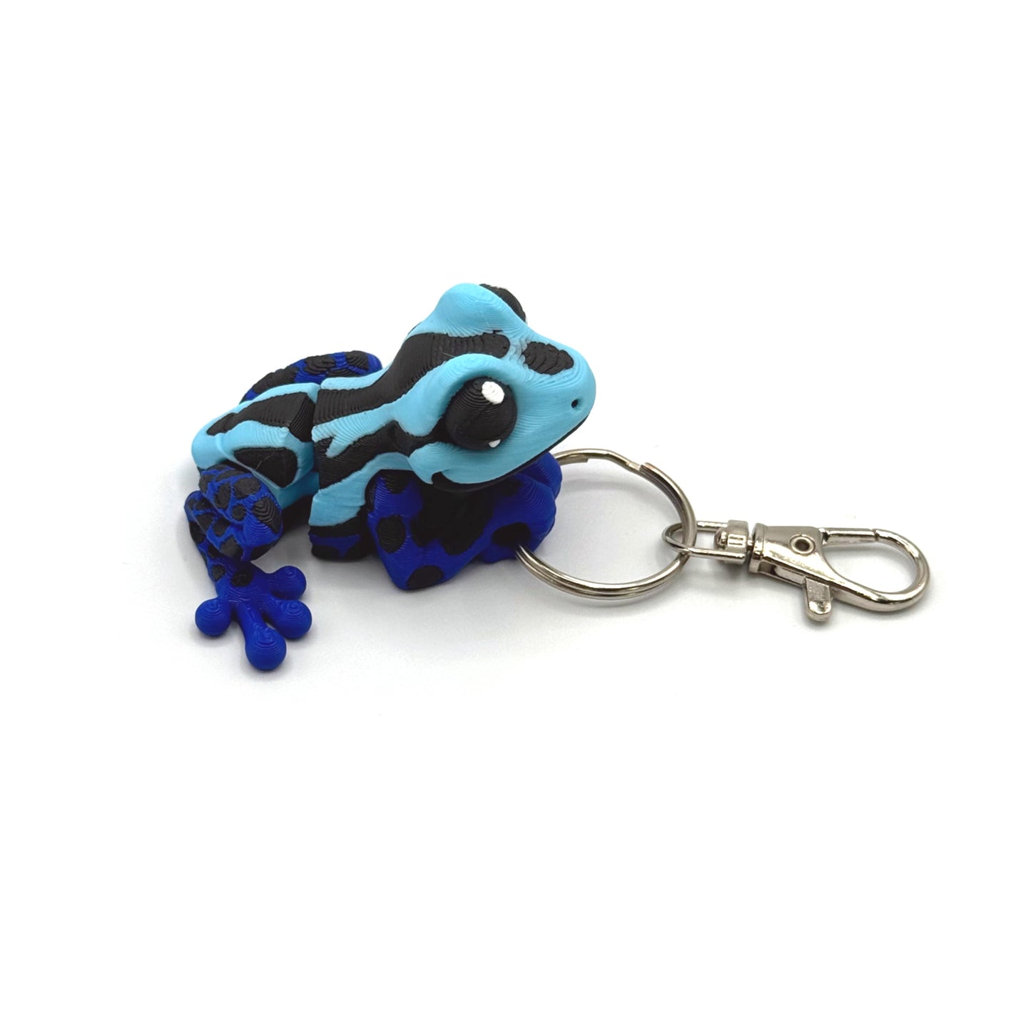 3D Printed Fidget Poison Dart Frog Keychain
