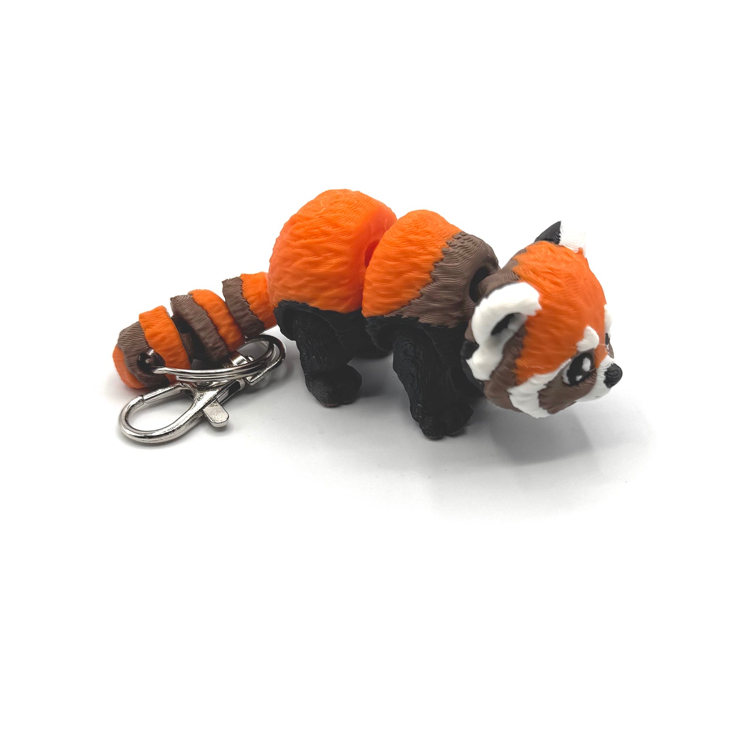 Red Panda 3D Printed Fidget Keychain