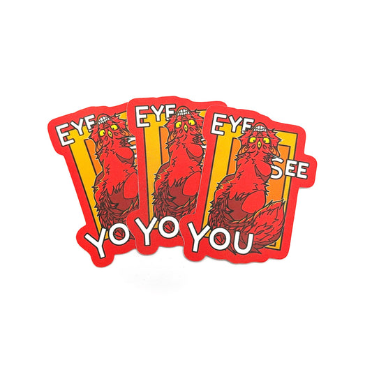 Eye See You Seymour Sticker