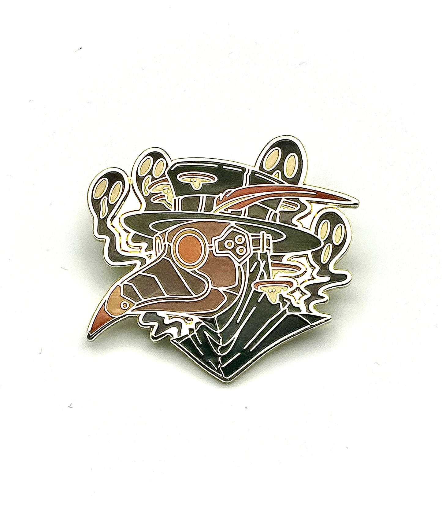 Haunted Doctor Enamel Pin