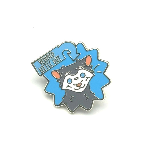 Verified Little Guy Enamel Pin