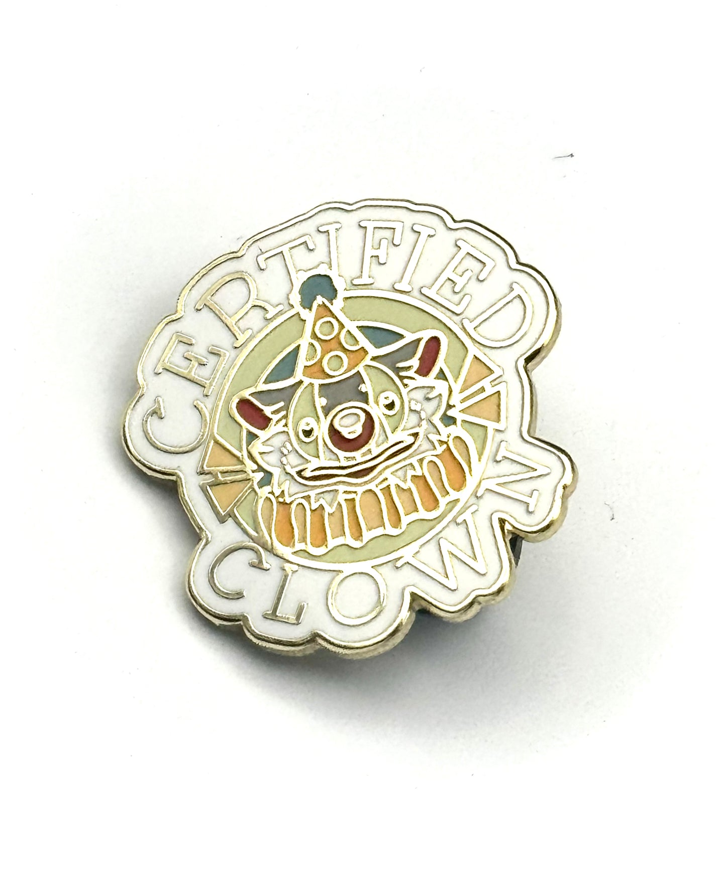 Certified Clown Enamel Pin