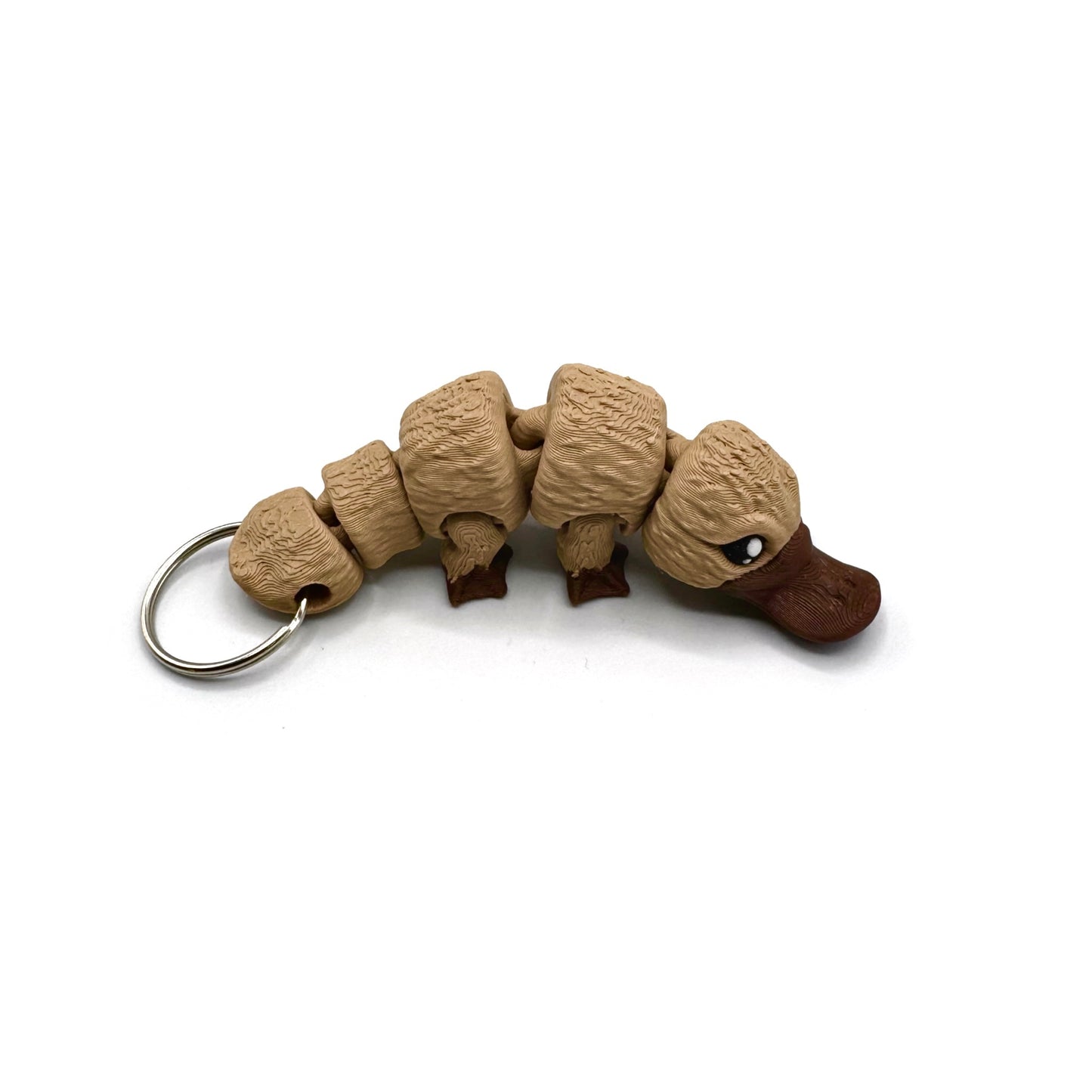 3D Printed Fidget Platypus Keychain