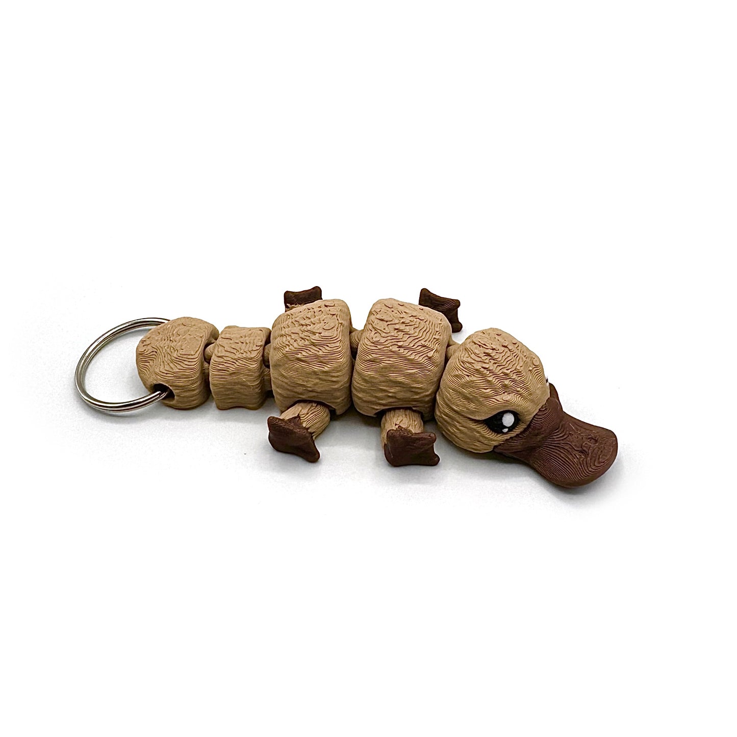 3D Printed Fidget Platypus Keychain