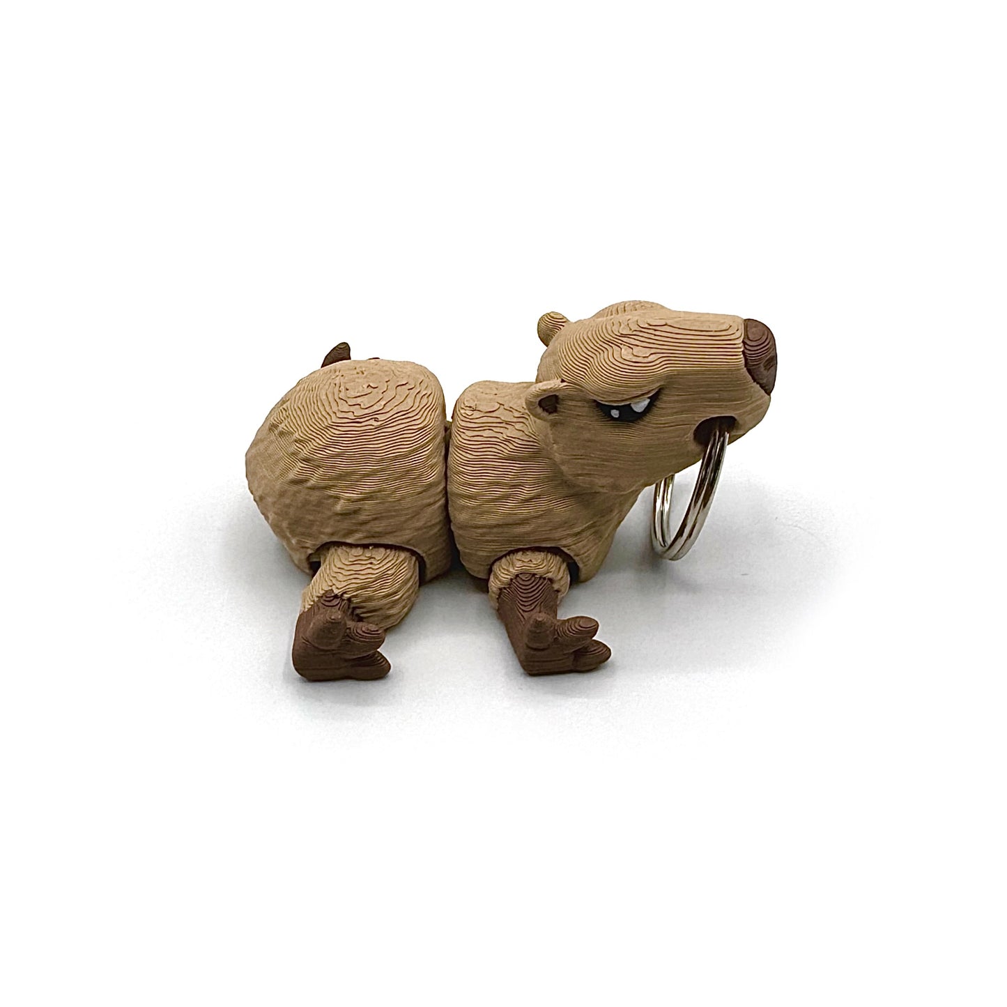 3D Printed Fidget Capybara Keychain