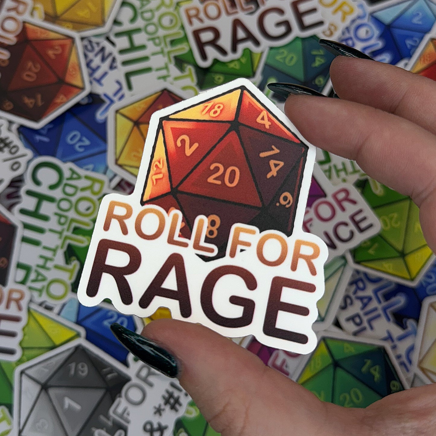 Pack of Holding D&D Sticker Set