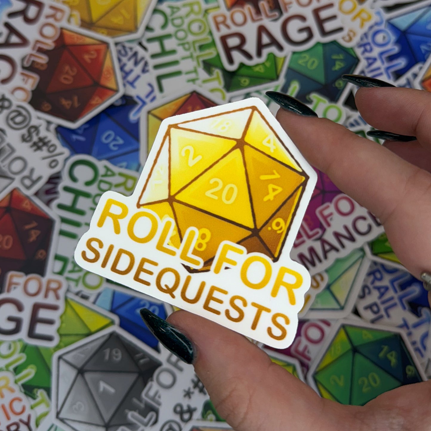 Pack of Holding D&D Sticker Set