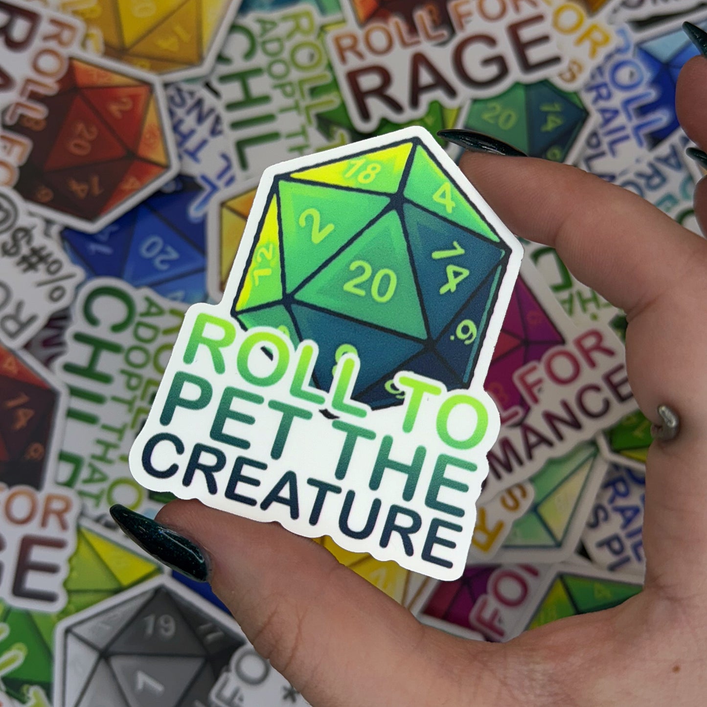 Pack of Holding D&D Sticker Set