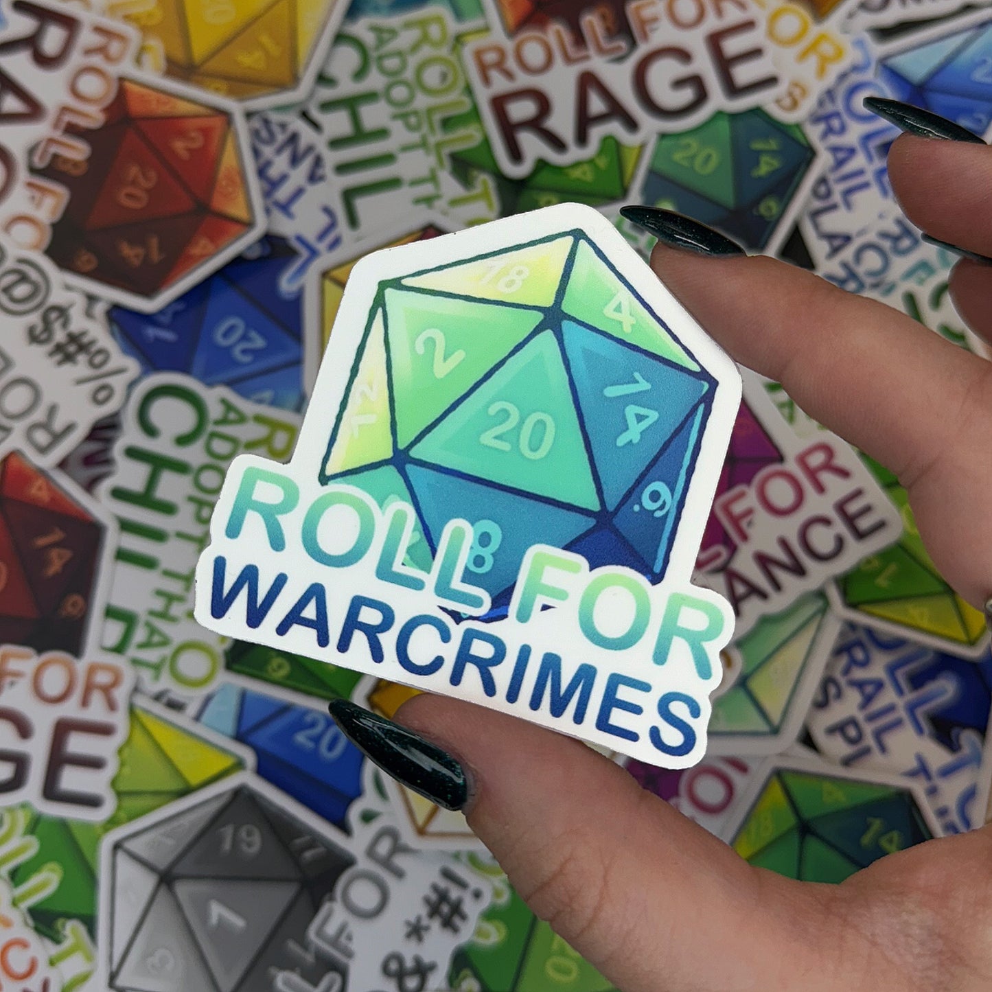 Pack of Holding D&D Sticker Set