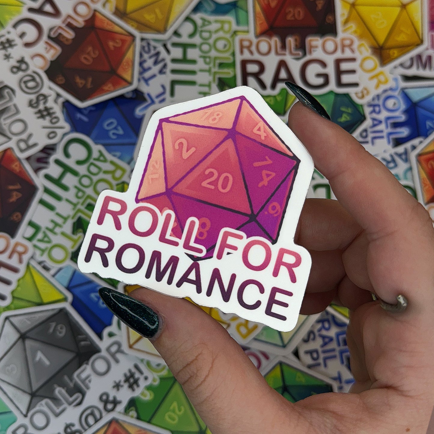 Pack of Holding D&D Sticker Set