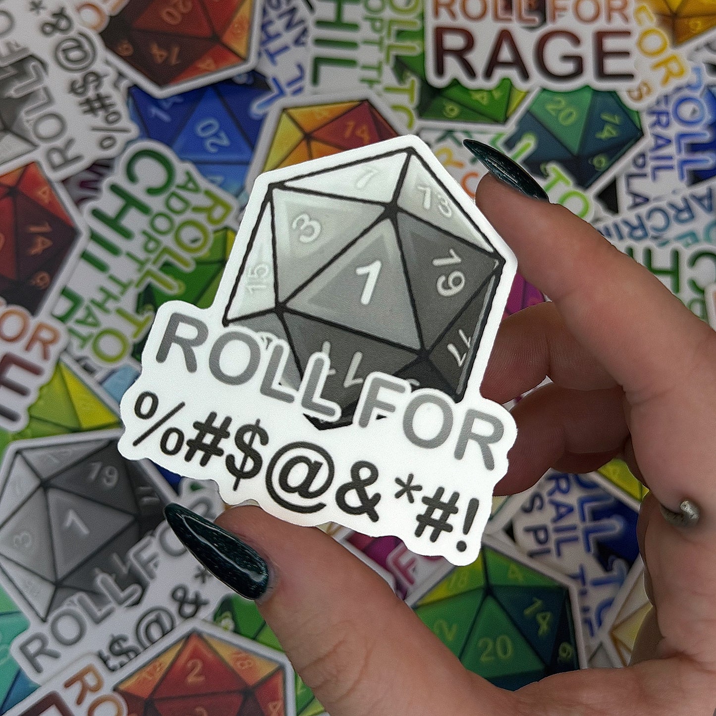 Pack of Holding D&D Sticker Set