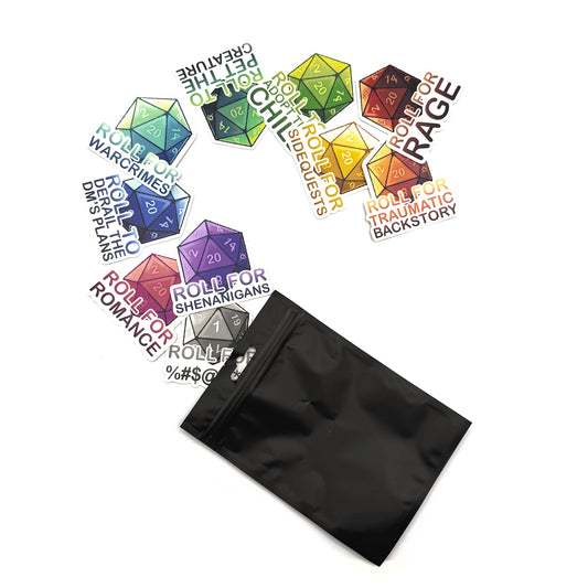 Pack of Holding D&D Sticker Set