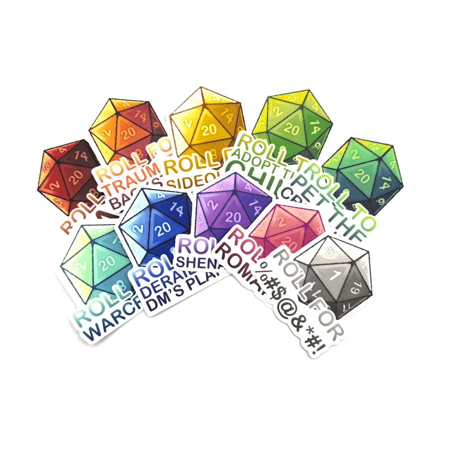 Pack of Holding D&D Sticker Set
