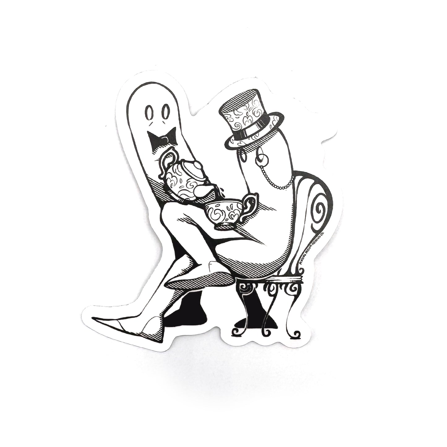 Tea Time Fresno Nightcrawler Sticker