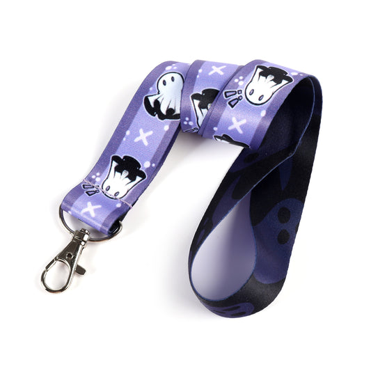 Lilac Ghosts Lanyard