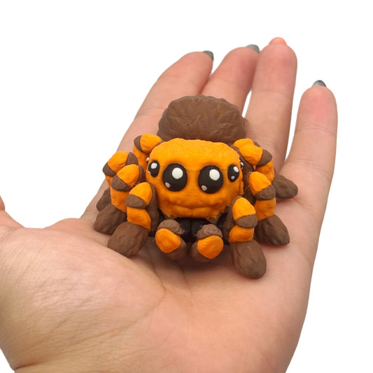 3D Printed Fidget Tarantula Keychain
