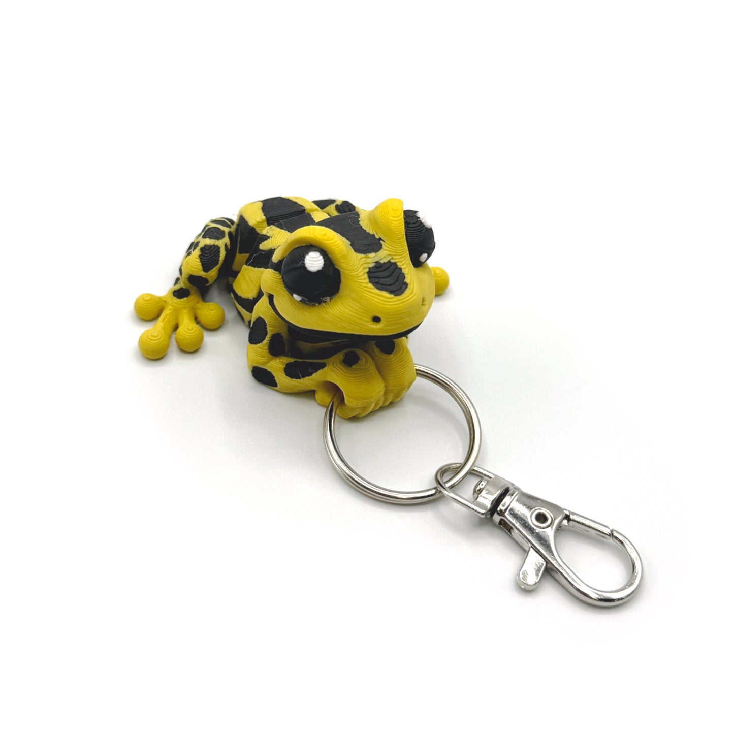 3D Printed Fidget Poison Dart Frog Keychain