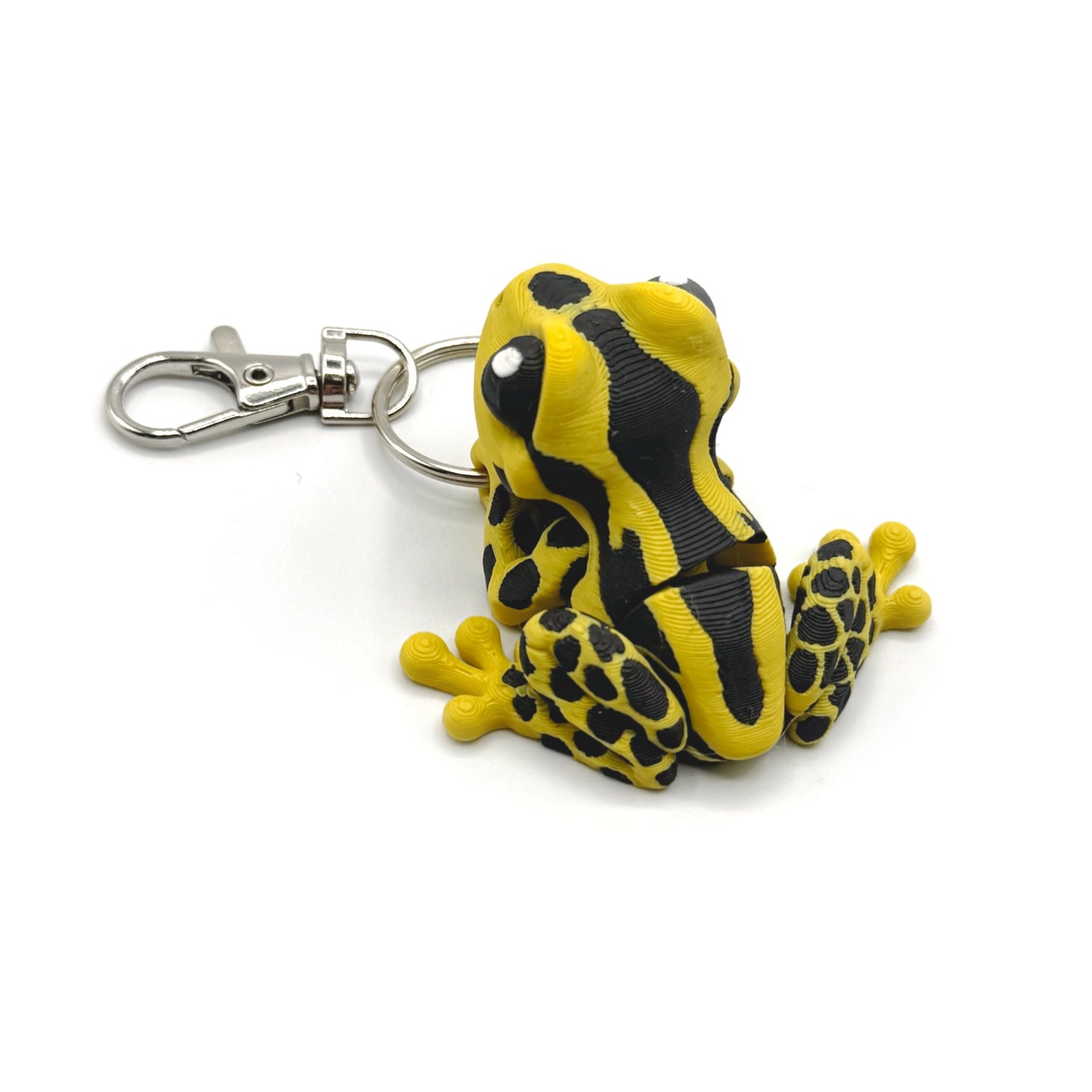 3D Printed Fidget Poison Dart Frog Keychain