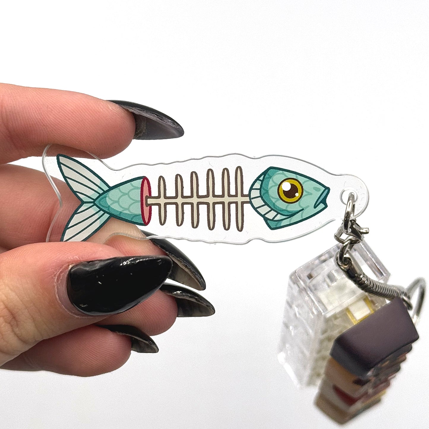 House Cats Keyboard Keychain