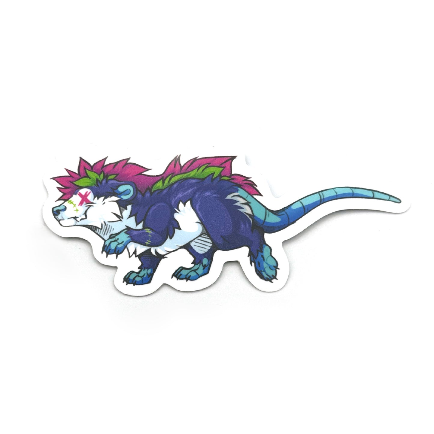 Possum Crossing Victor Sticker