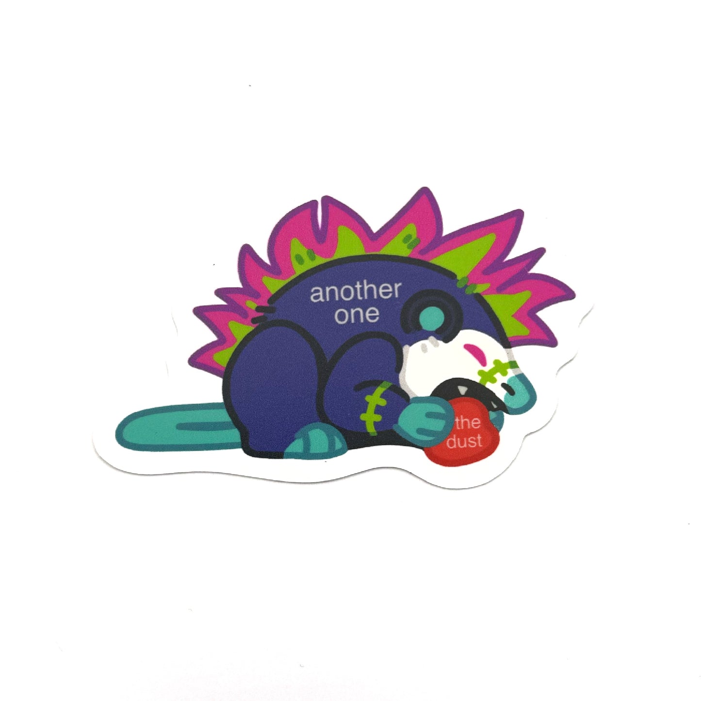 Another One Bites the Dust Victor Sticker