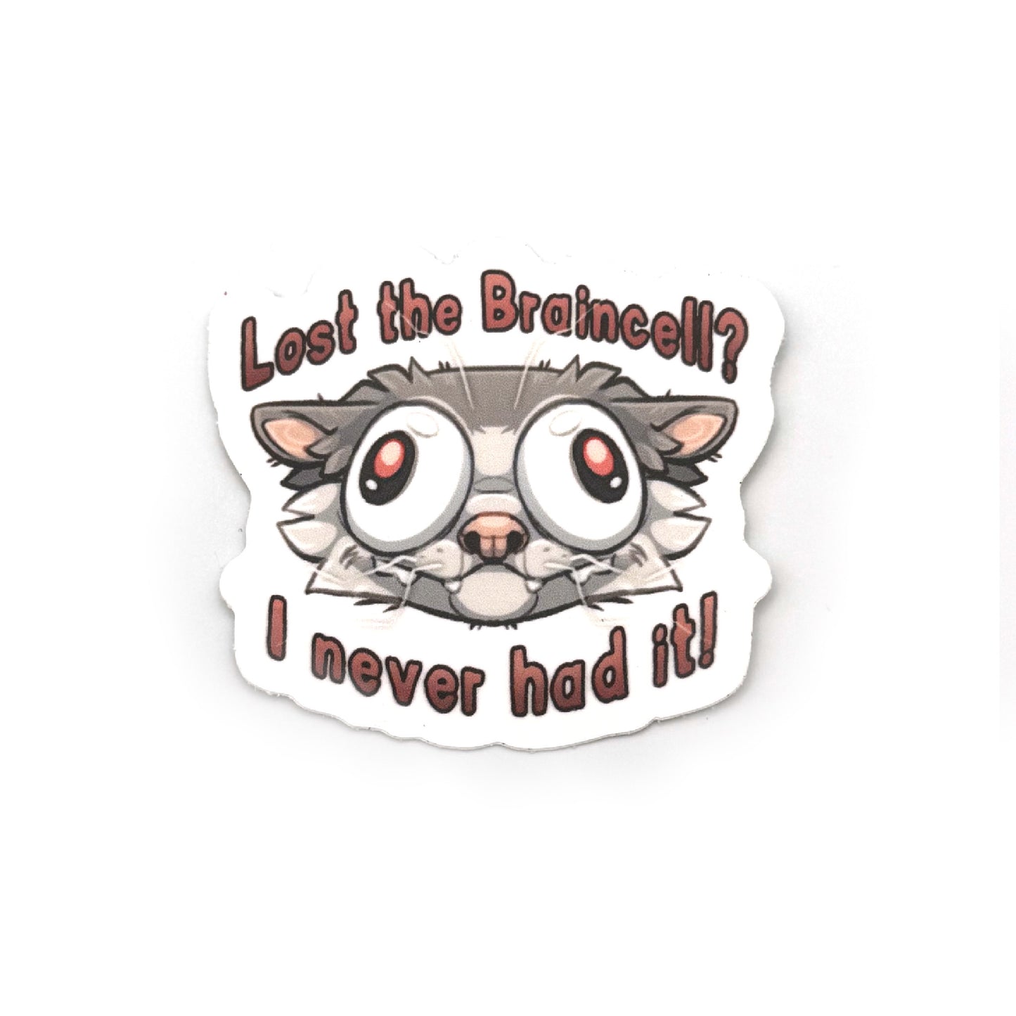 Never Had The Braincell Sticker