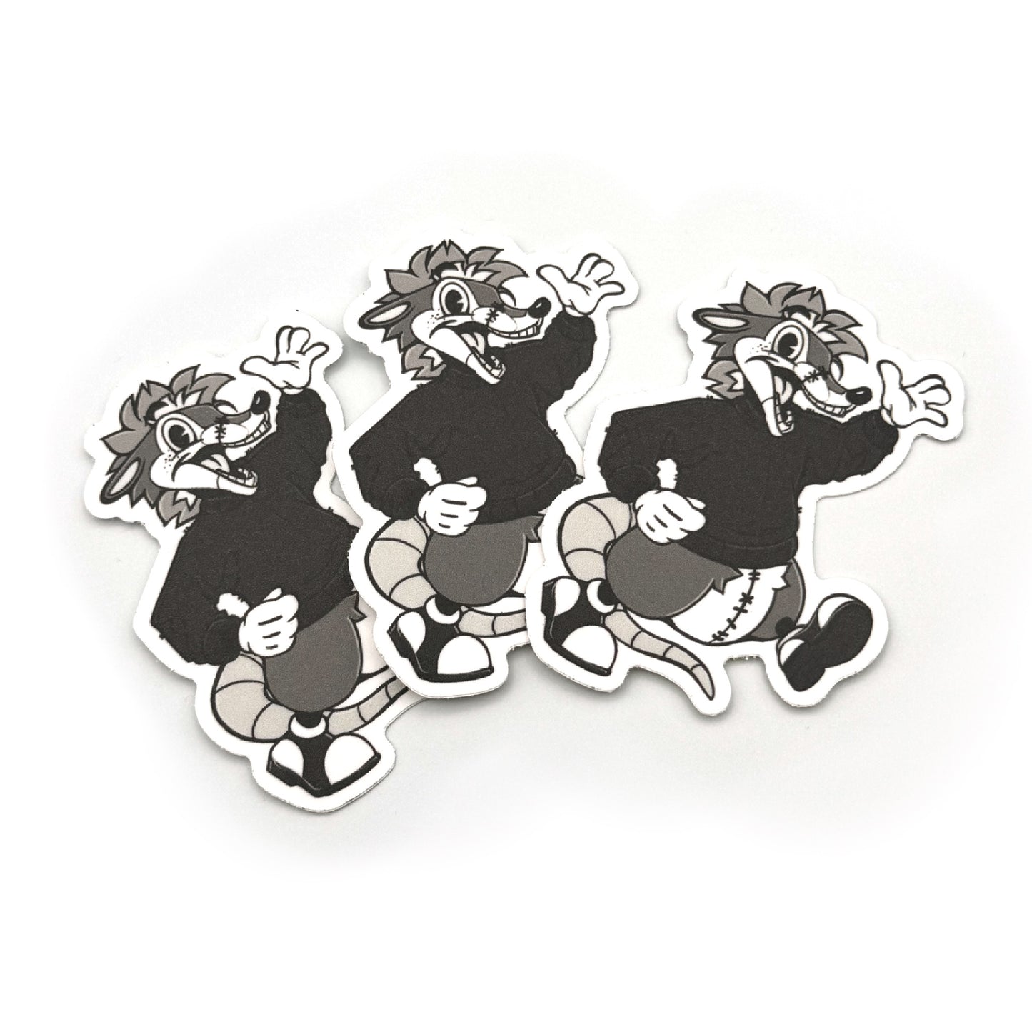 Retro Possum Sticker