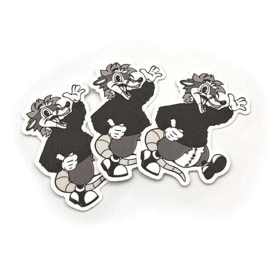 Retro Possum Sticker