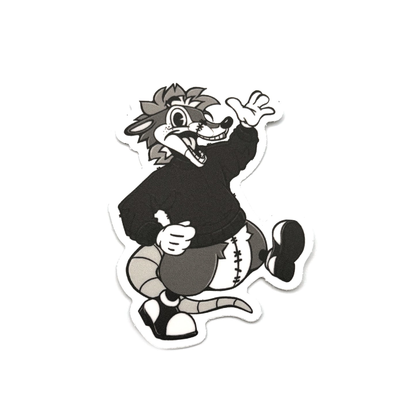 Retro Possum Sticker