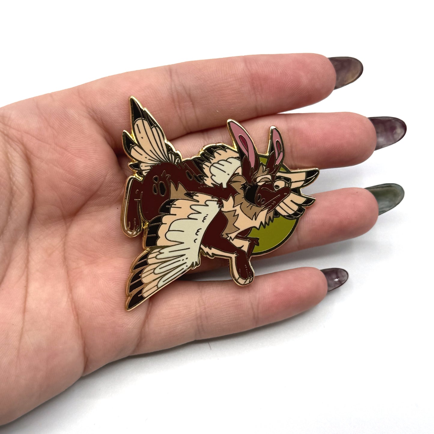 Folk Rabbit Trio Enamel Pin Set