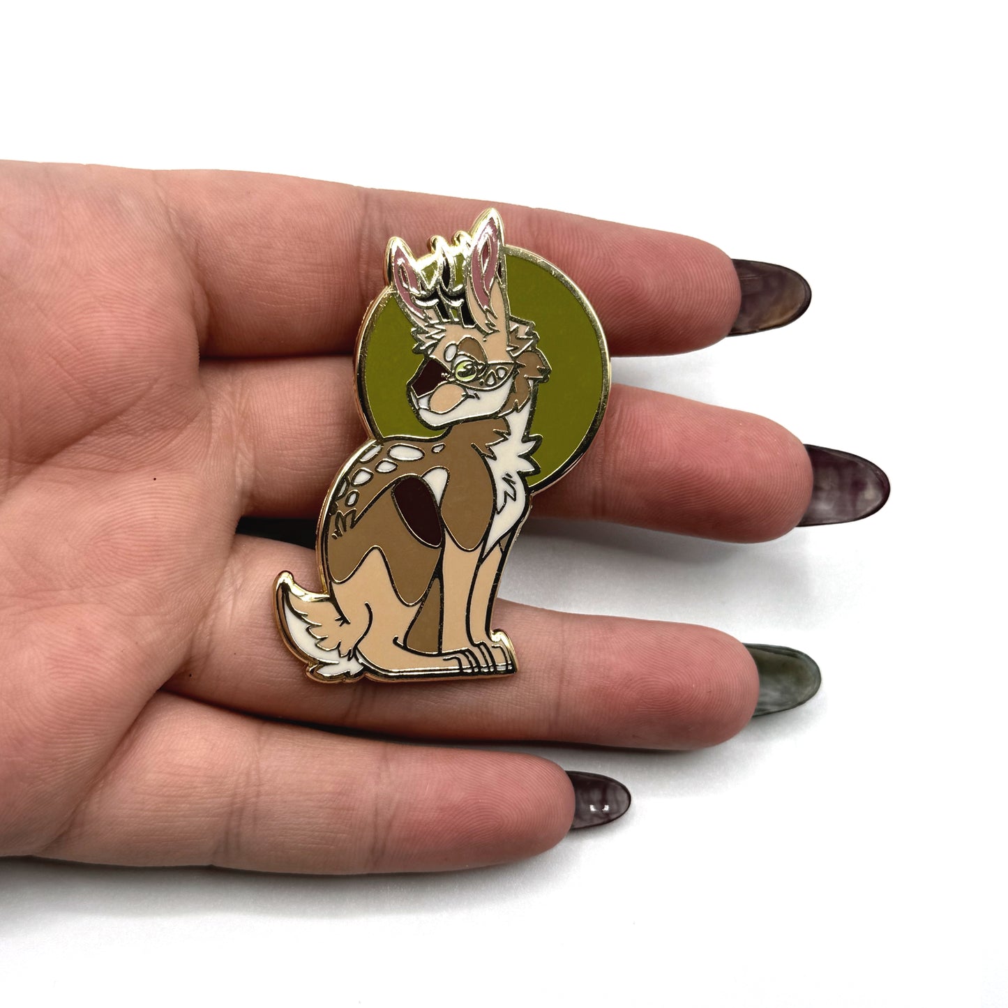 Folk Rabbit Trio Enamel Pin Set