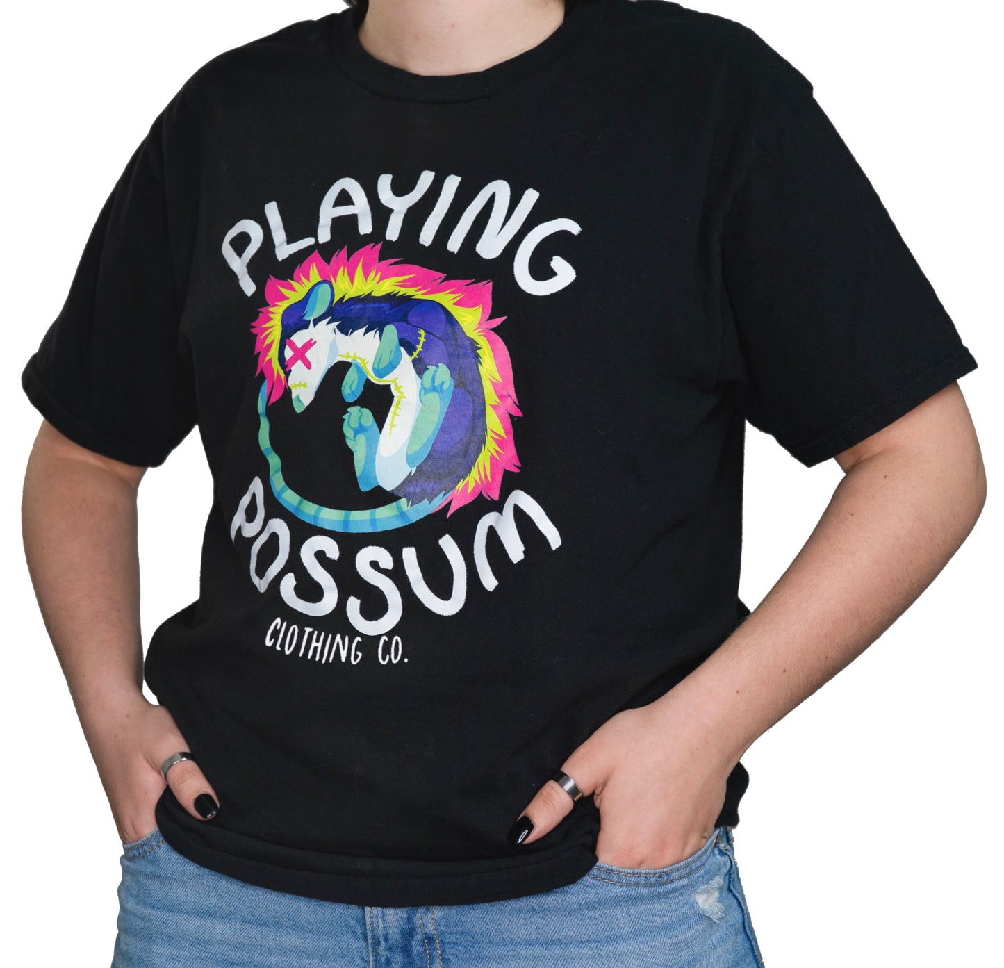 Playing Possum Logo T-Shirt