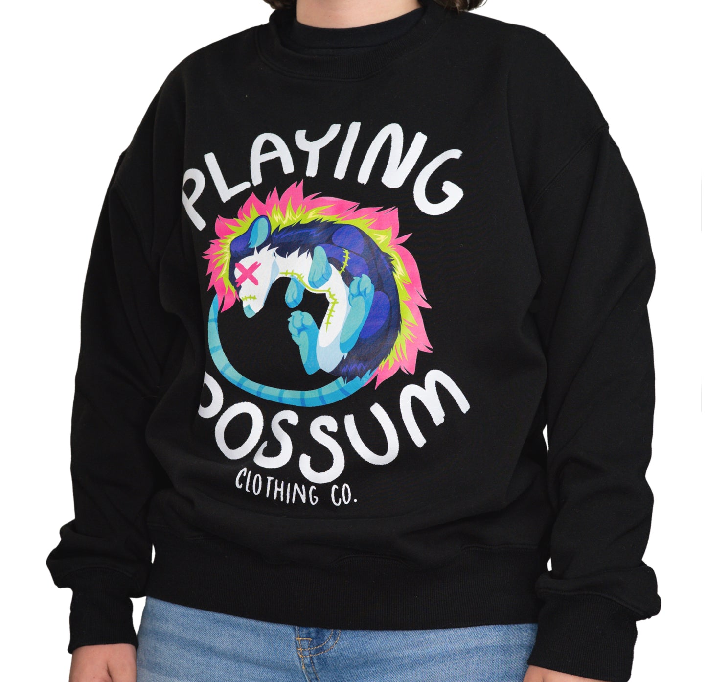 Playing Possum Logo Sweatshirt