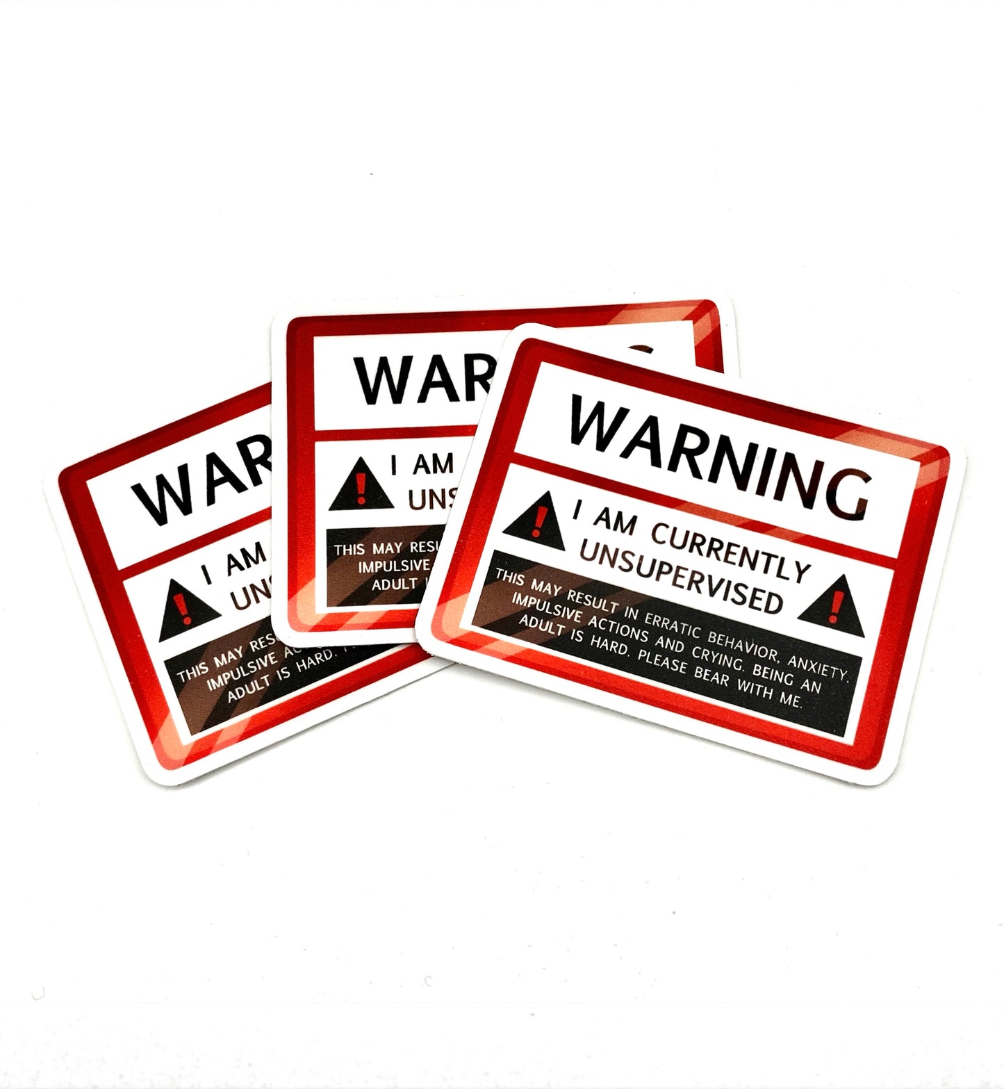WARNING: I am Unsupervised  Sticker