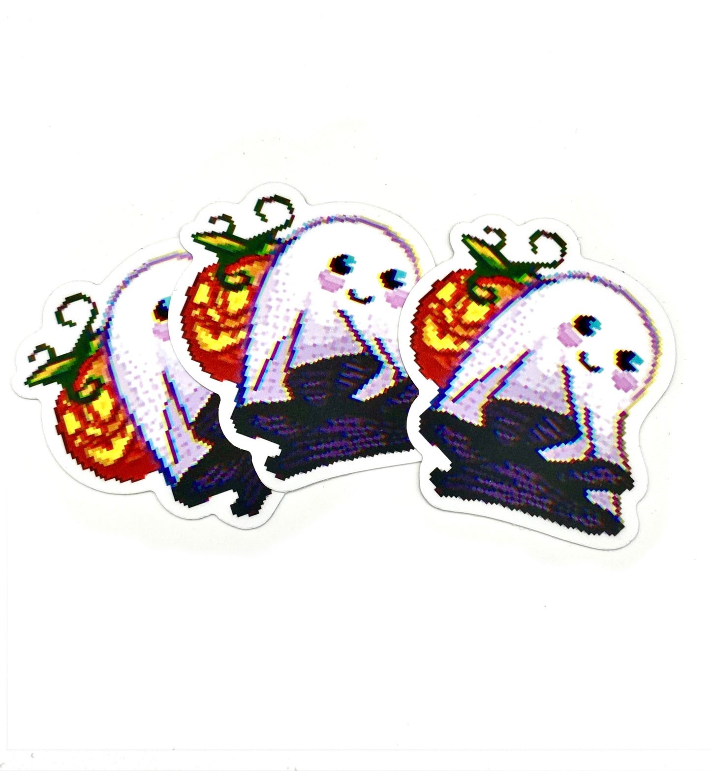 Pixel Ghost Sticker