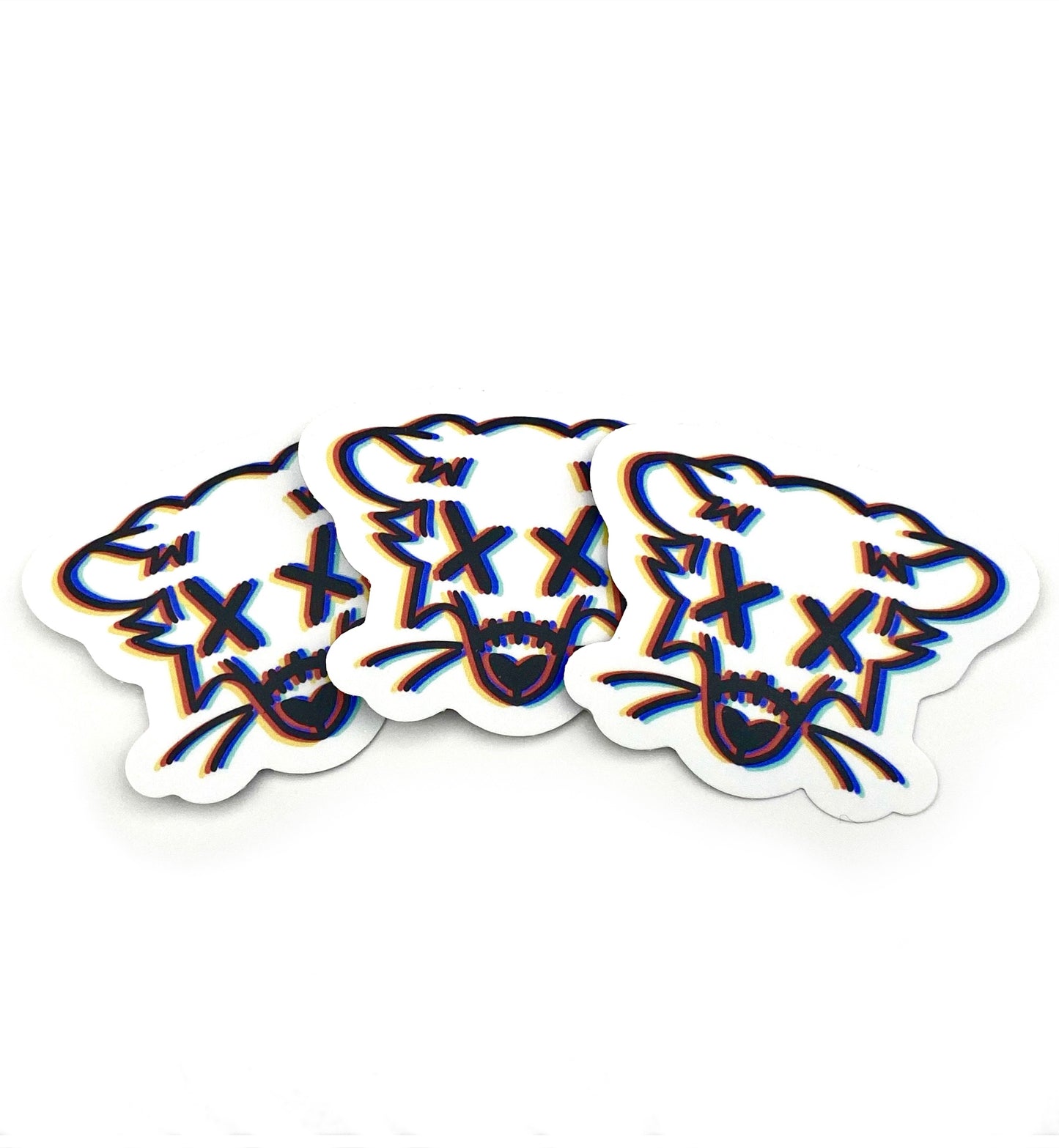 3D Possum Sticker