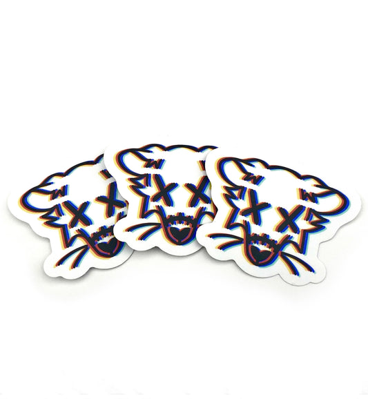 3D Possum Sticker