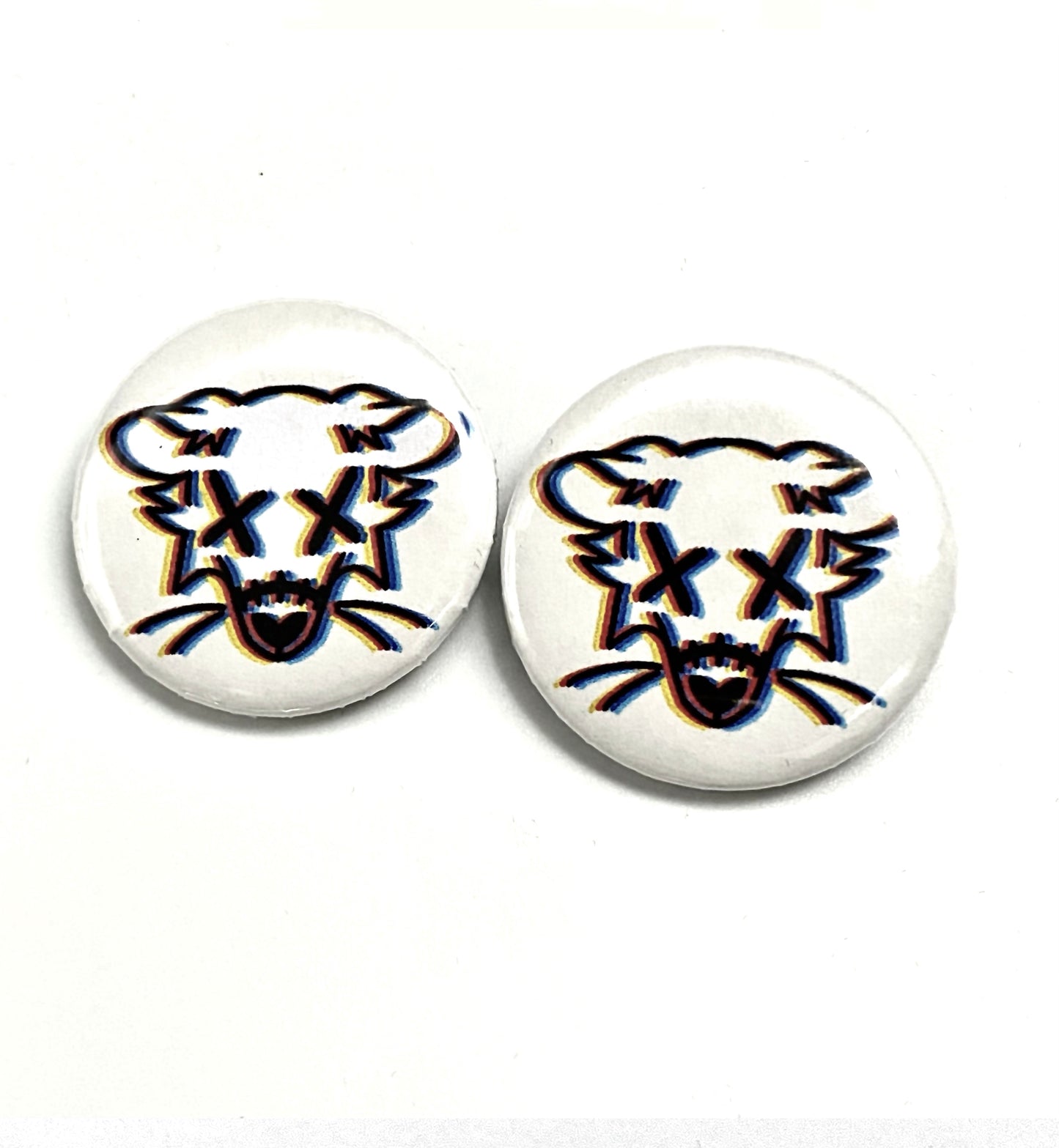 3D Possum Button Pin