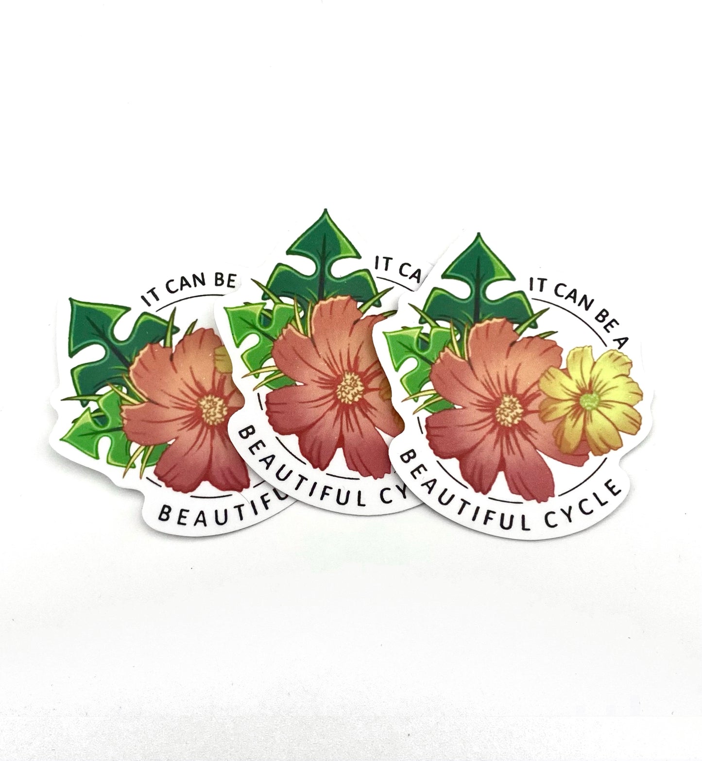 Beautiful Cycle (Front) Sticker