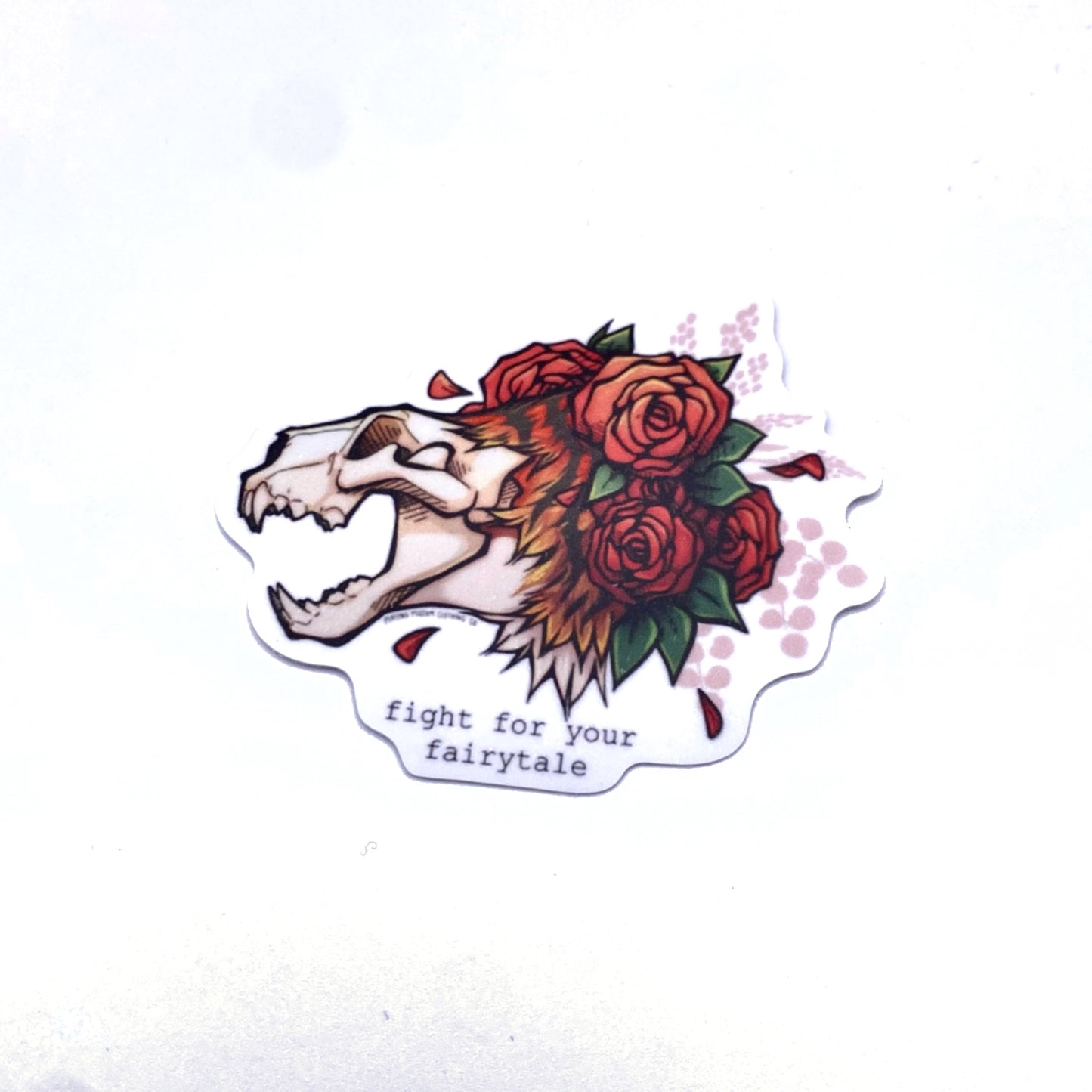 Fight For Your Fairytale (Back) Sticker
