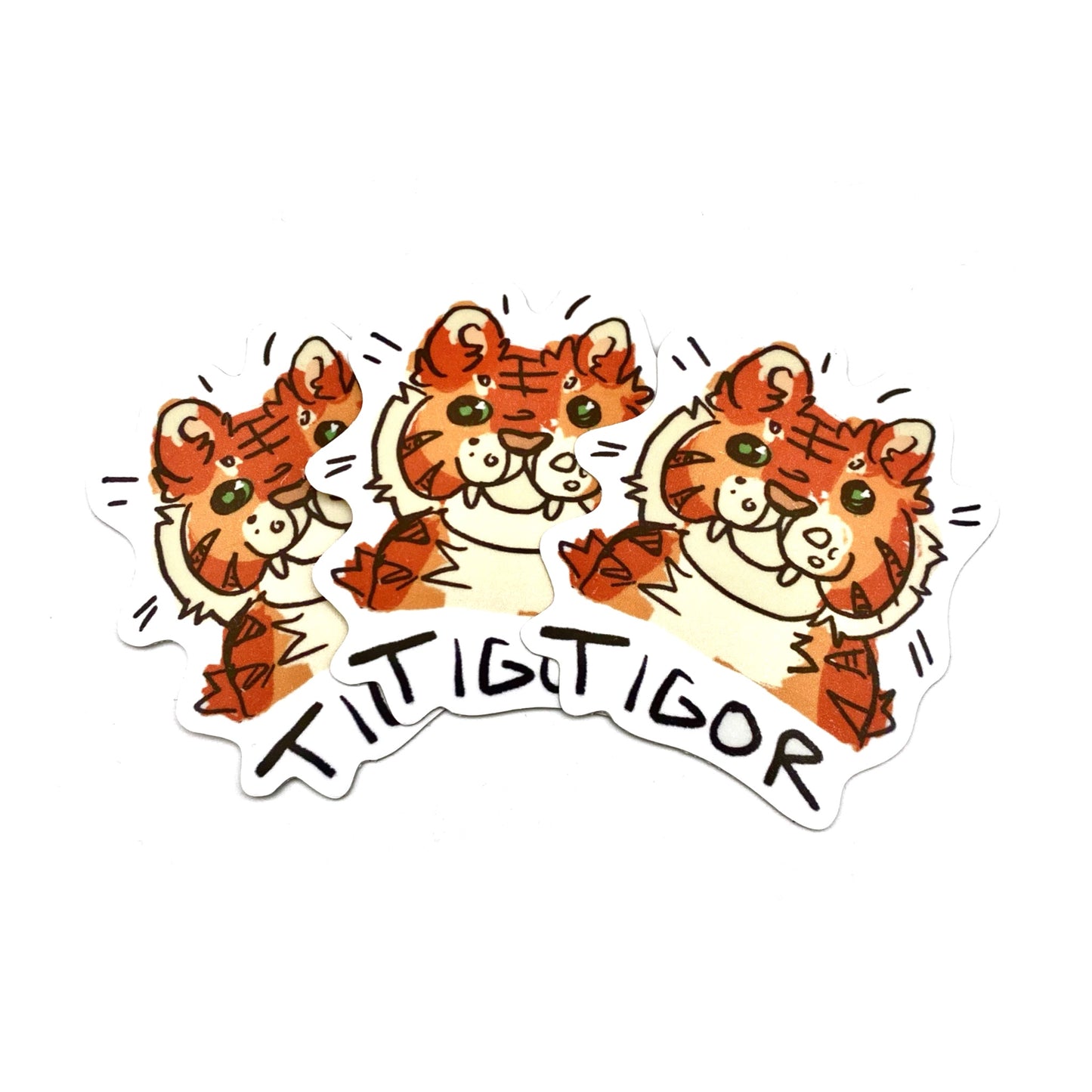 Tigor and Wulf Sticker Set