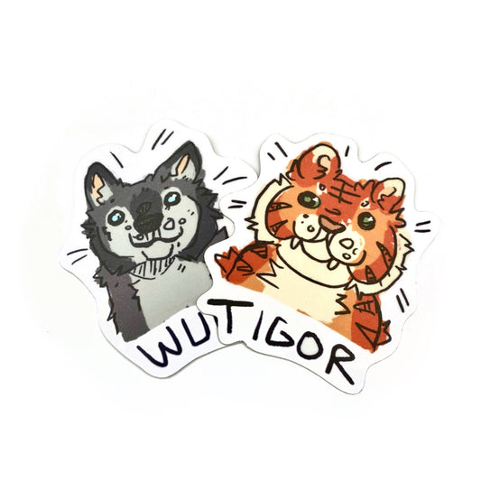 Tigor and Wulf Sticker Set