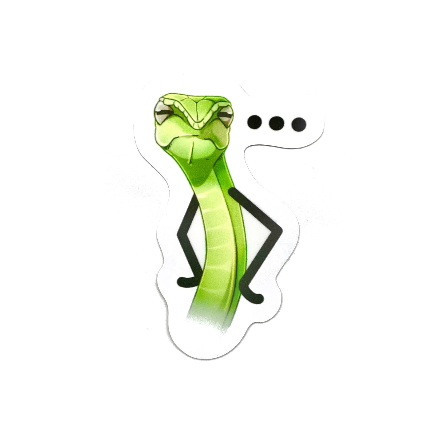 Judgemental Shoelace Sticker