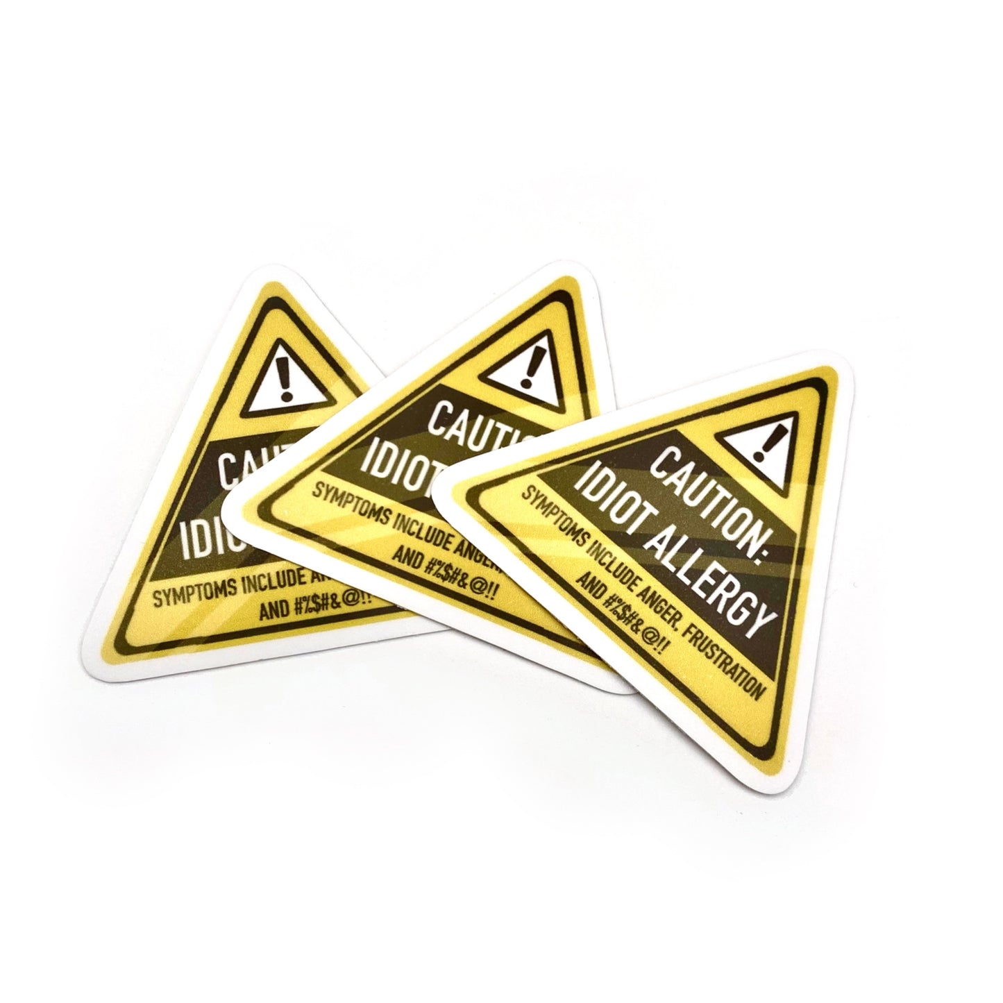 Idiot Allergy Sticker