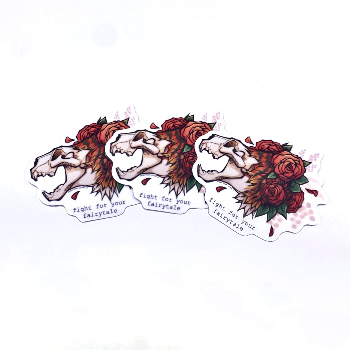 Fight For Your Fairytale (Back) Sticker