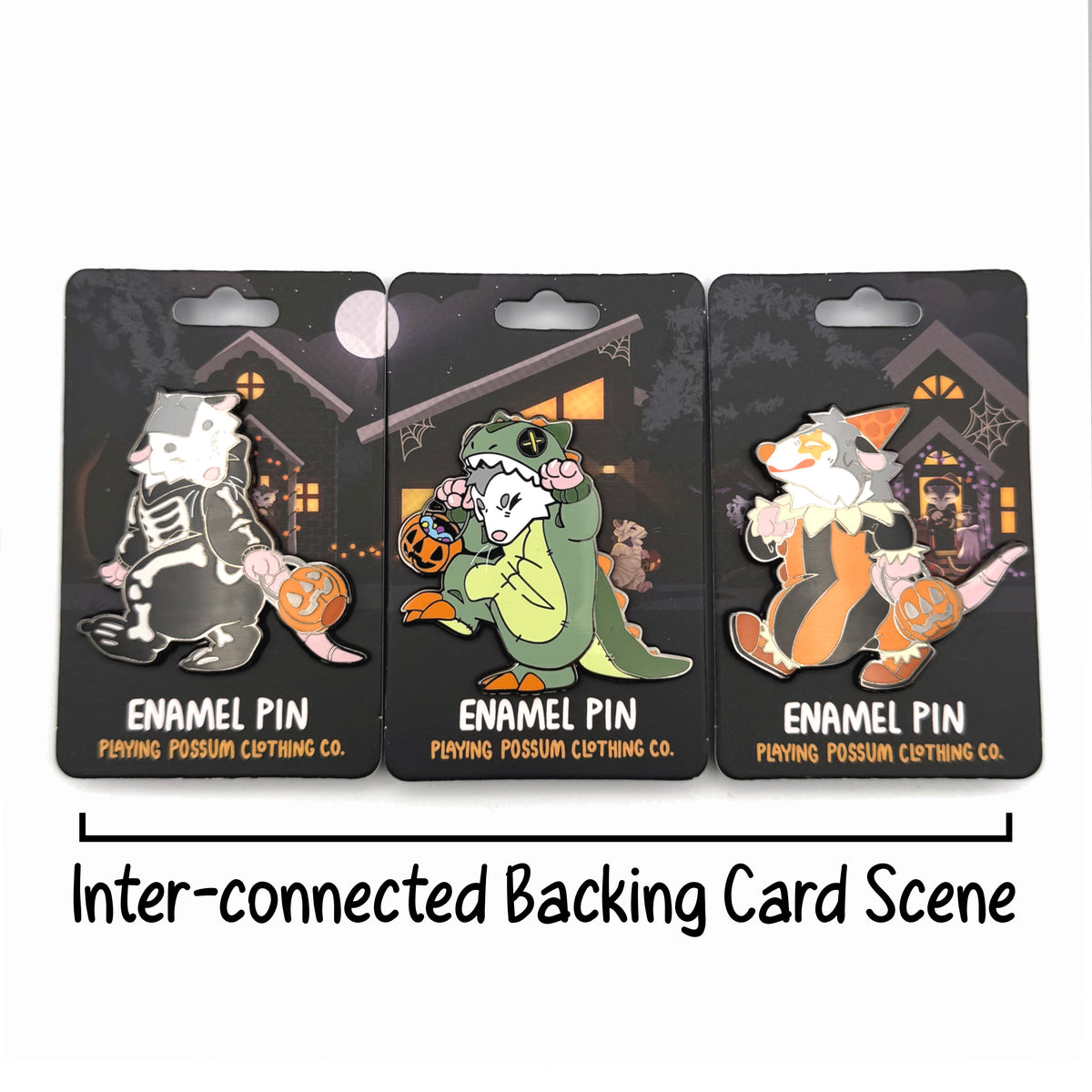 [Limited Edition] Trick or Treaters Enamel Pin Set