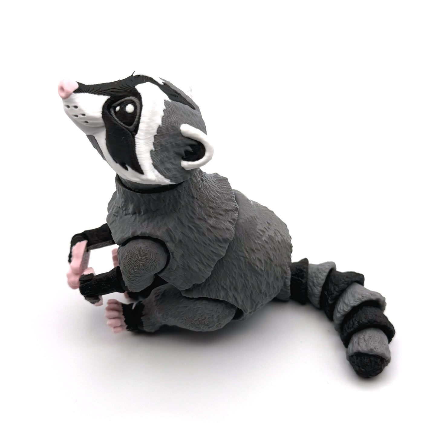 3D Printed Fidget Raccoon