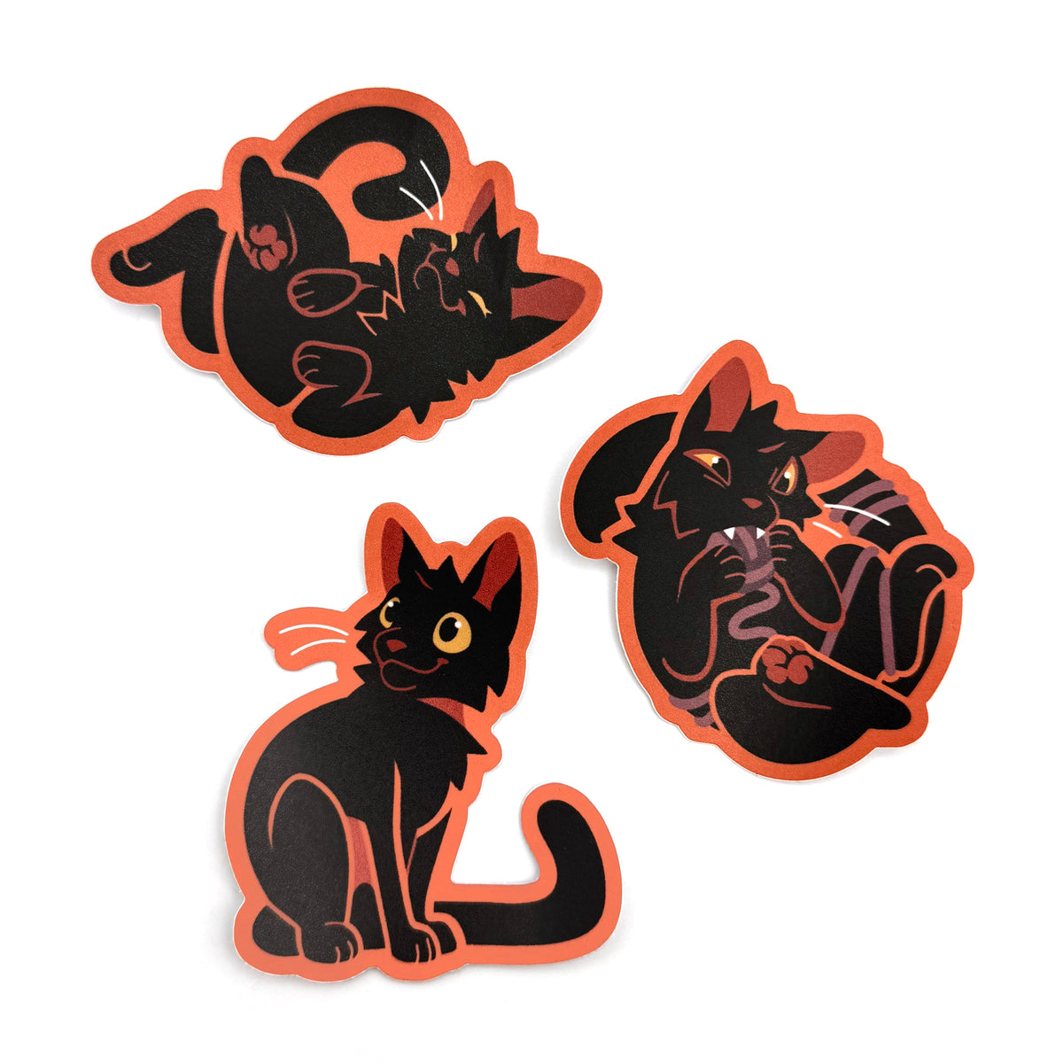 [Limited Edition] Black Cat Halloween Sticker Set