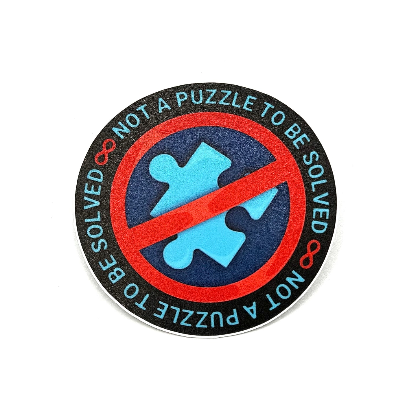 Not a Puzzle Sticker