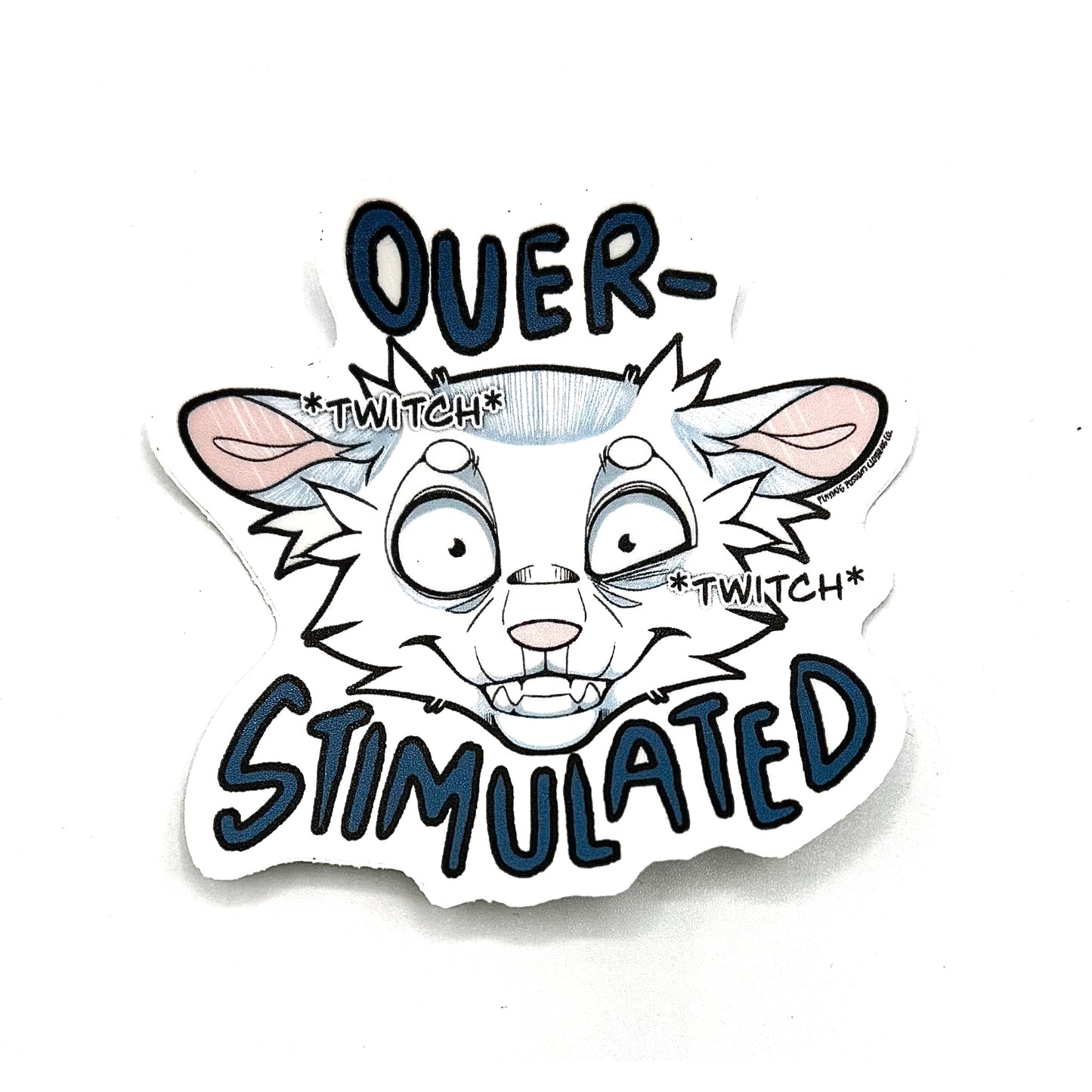 Overstimulated Sticker